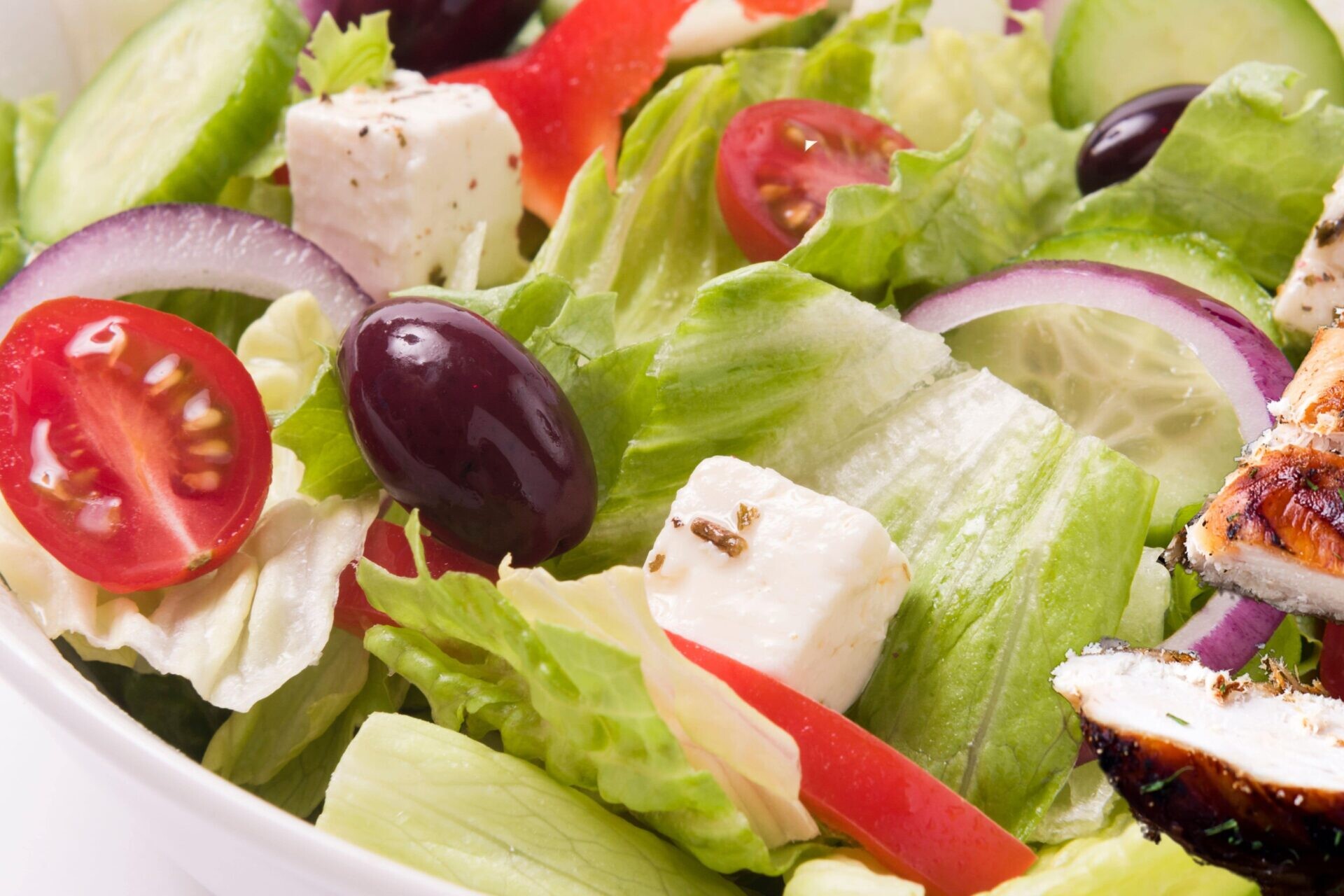 grilled chicken greek salad