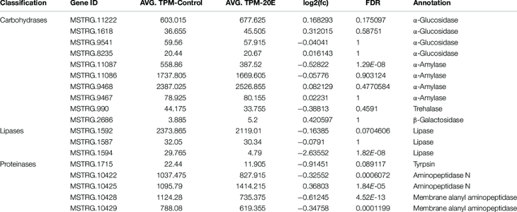 digestive enzymes and genetics